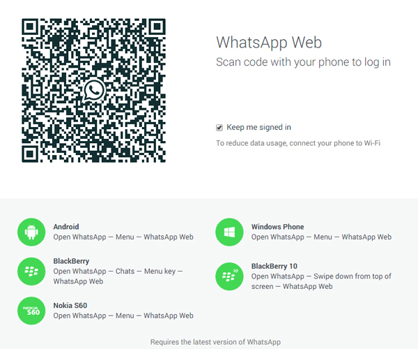 WhatsAppWeb para Ordenador