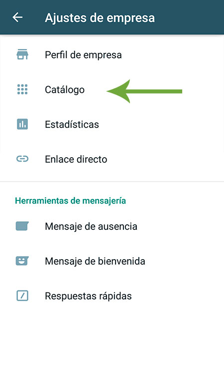 Catálogo whatsapp