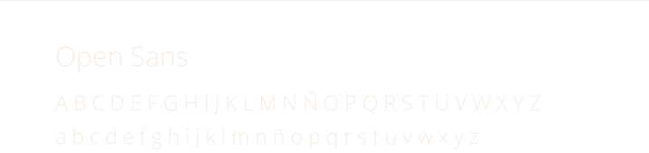 Tipografia Open Sans