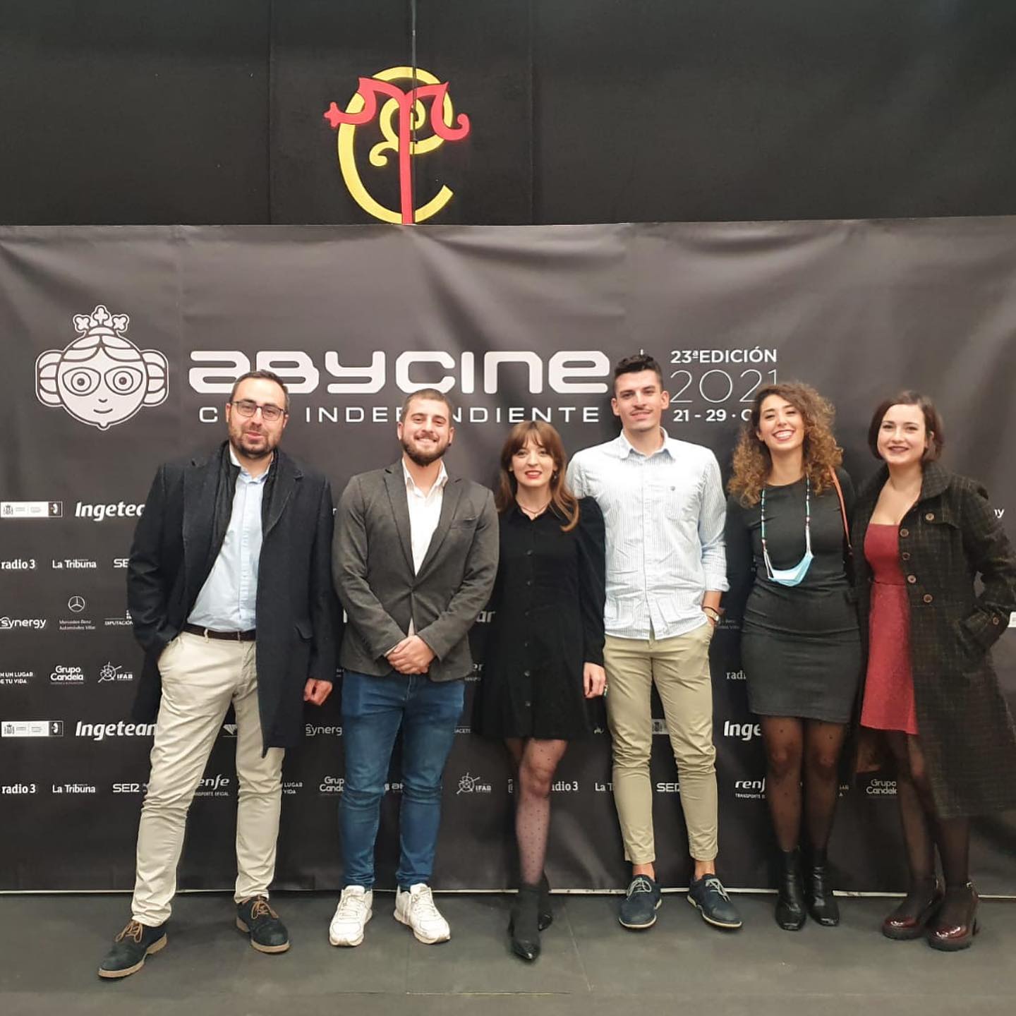 El Equipo de Synergy en la Gala Inauguración de Abycine 2021
